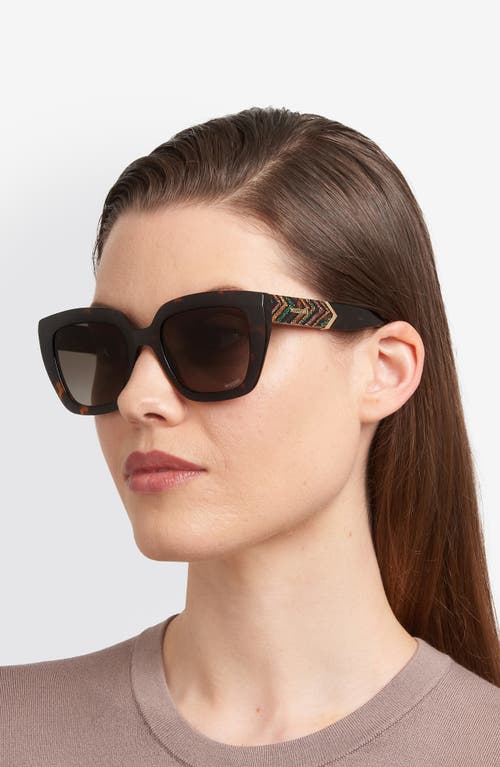 Missoni 52mm Gradient Square Sunglasses In Blue