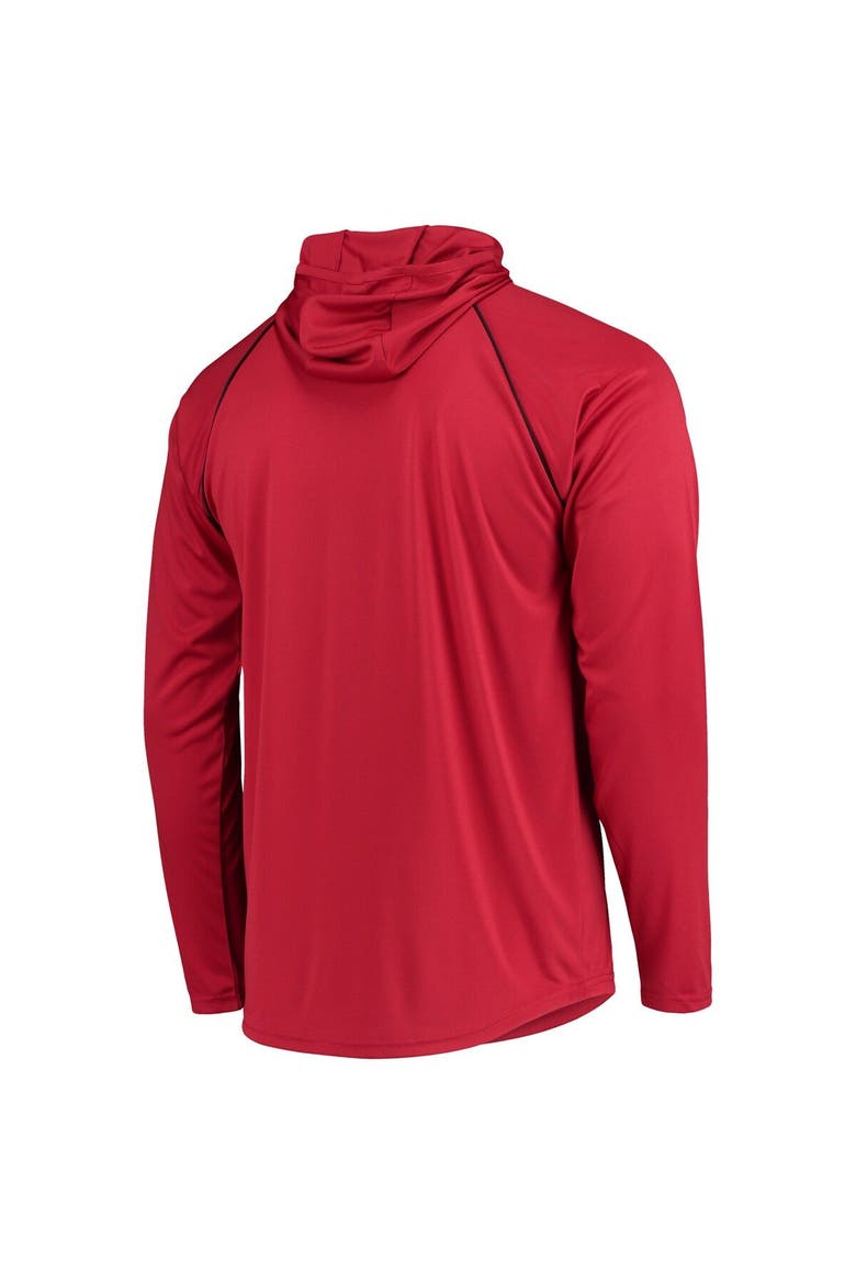 Men's Starter Cardinal Arizona Cardinals Raglan Long Sleeve Hoodie T-Shirt, Alternate, color, Cardinal