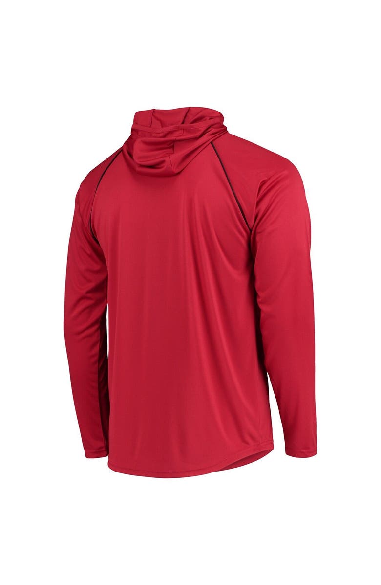 STARTER Men's Starter Cardinal Arizona Cardinals Raglan Long Sleeve Hoodie T-Shirt, Alternate, color, Cardinal