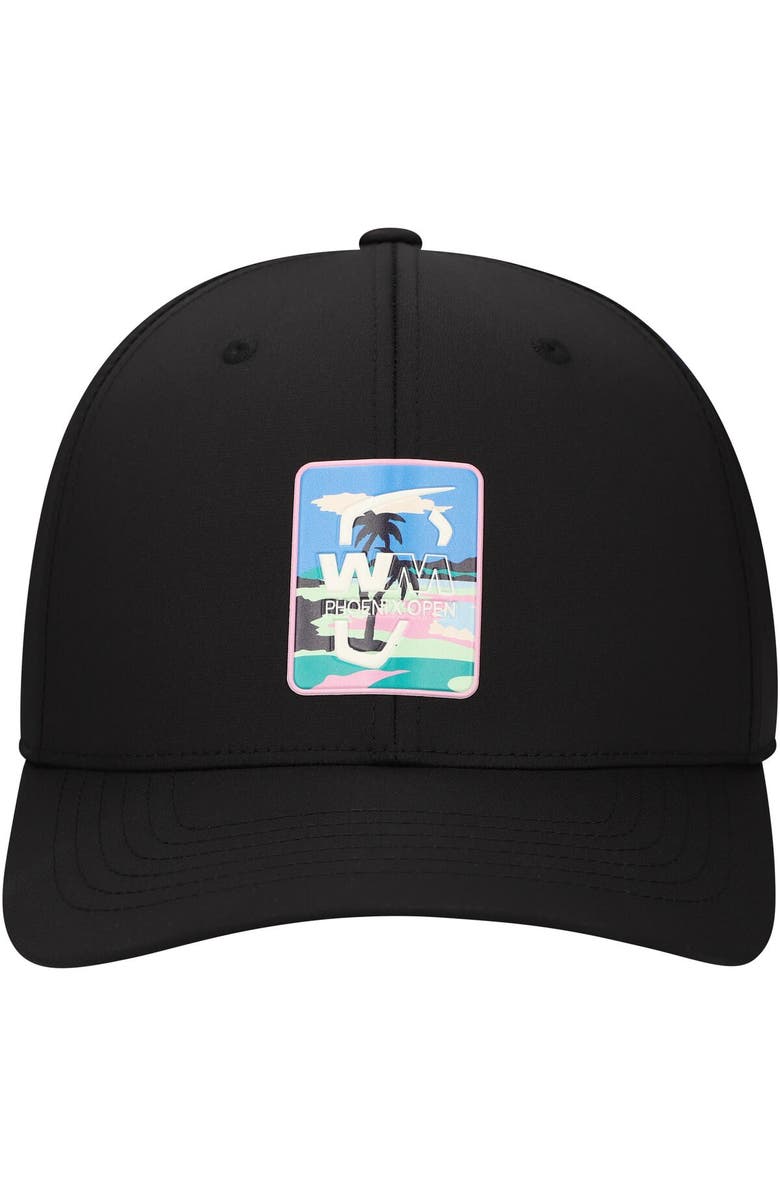 PUMA Men's Puma Black WM Phoenix Open Tech Adjustable Hat, Alternate, color, Black