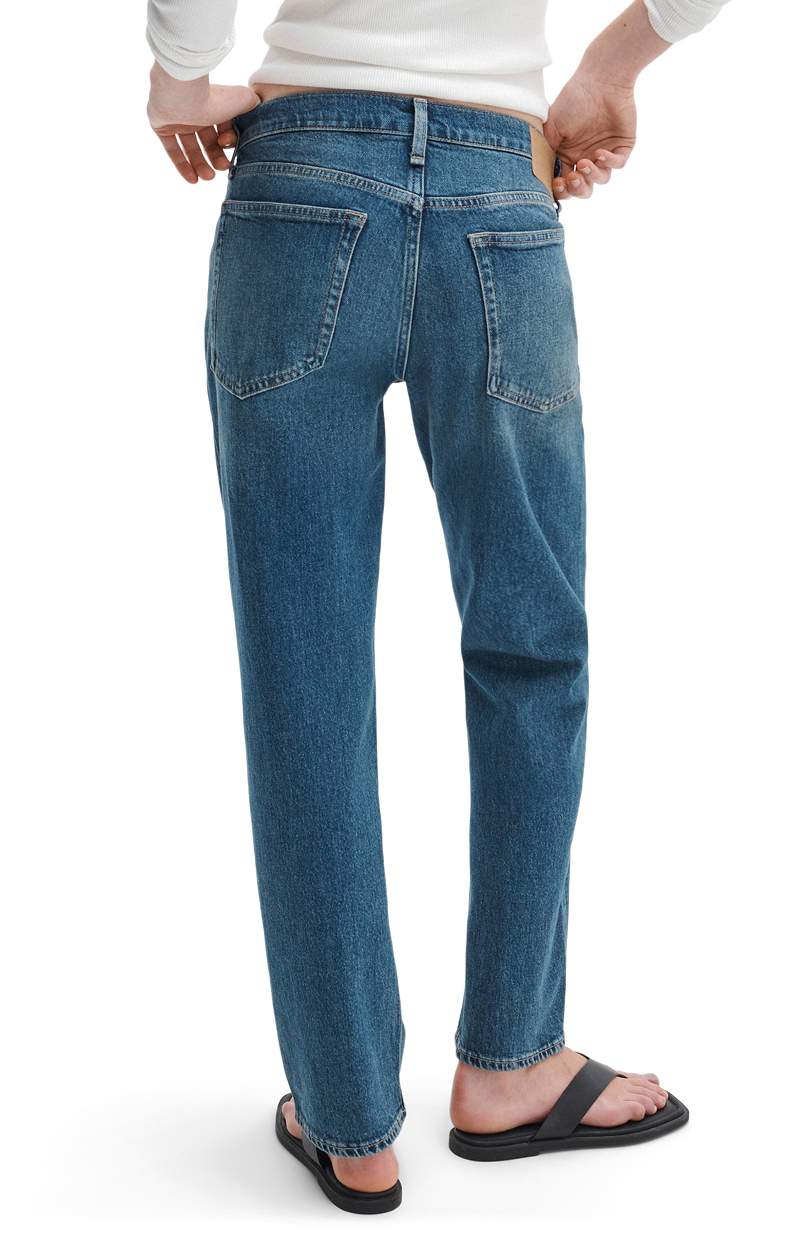 Harlow Low Rise Ankle Straight Leg Jeans - image 2