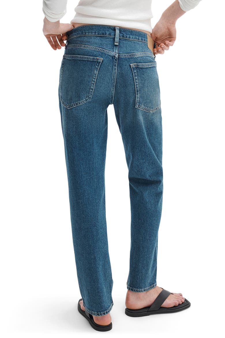 Harlow Low Rise Ankle Straight Leg Jeans, Alternate, color, EASTON