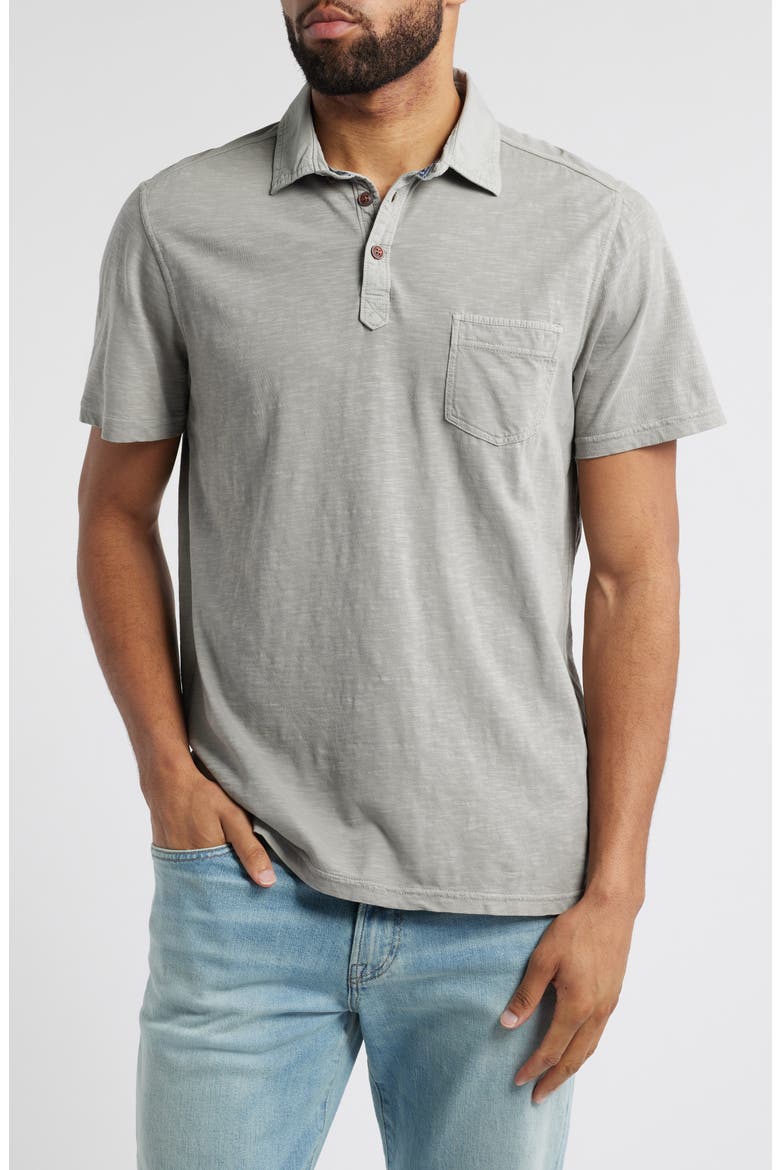 Condesa Canyon Organic Cotton Polo Shirt, Main, color, ULTIMATE GREY