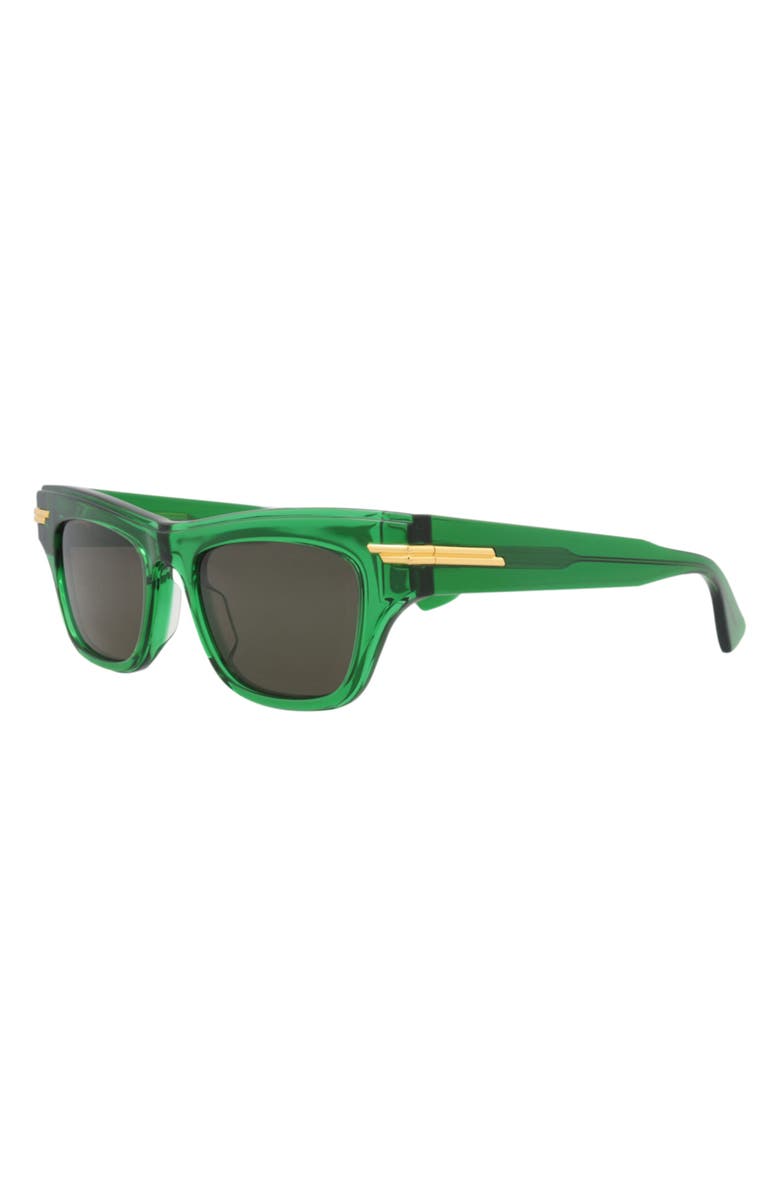 Bottega Veneta Sunglasses, Alternate, color, Green Green Green