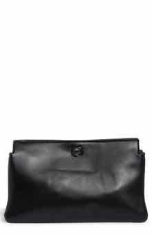 Triplex Faux Leather Clutch