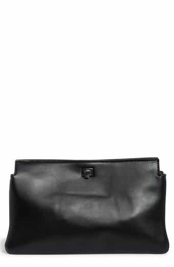 Triplex Faux Leather Clutch