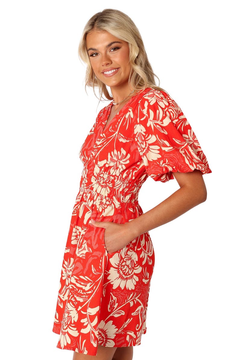 Petal & Pup Lochi Print Minidress, Alternate, color, 