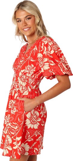 Lochi Print Minidress
