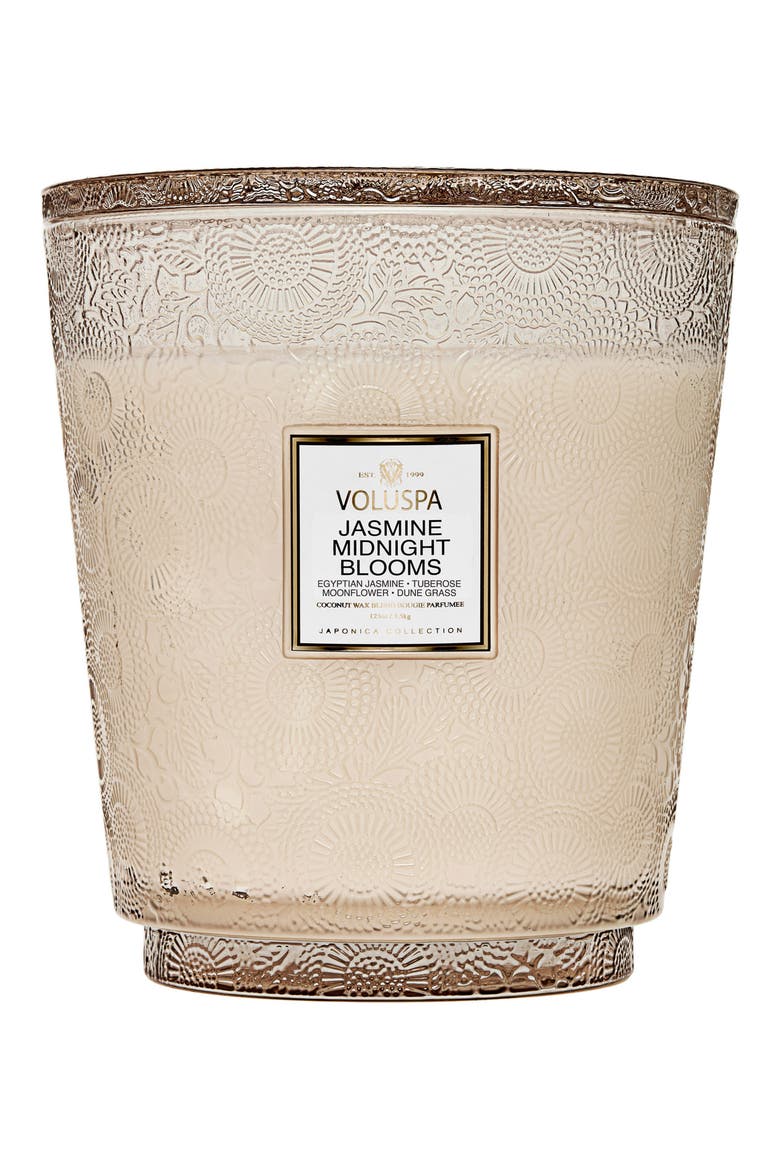 Jasmine Midnight Blooms 5-Wick Hearth Candle, Main, color, JASMINE MIDNIGHT BLOOMS