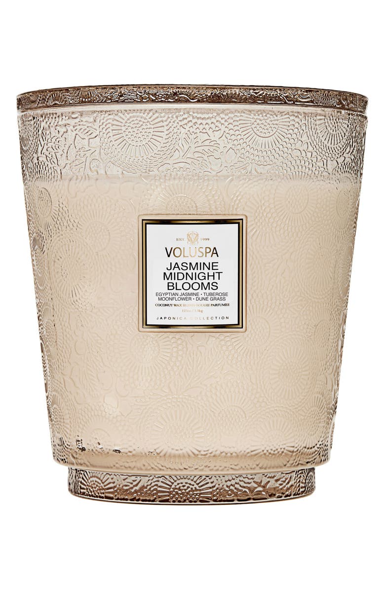Voluspa Jasmine Midnight Blooms 5-Wick Hearth Candle, Main, color, Jasmine Midnight Blooms