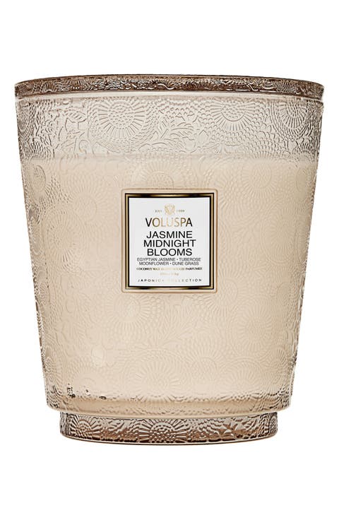 Jasmine Midnight Blooms 5-Wick Hearth Candle