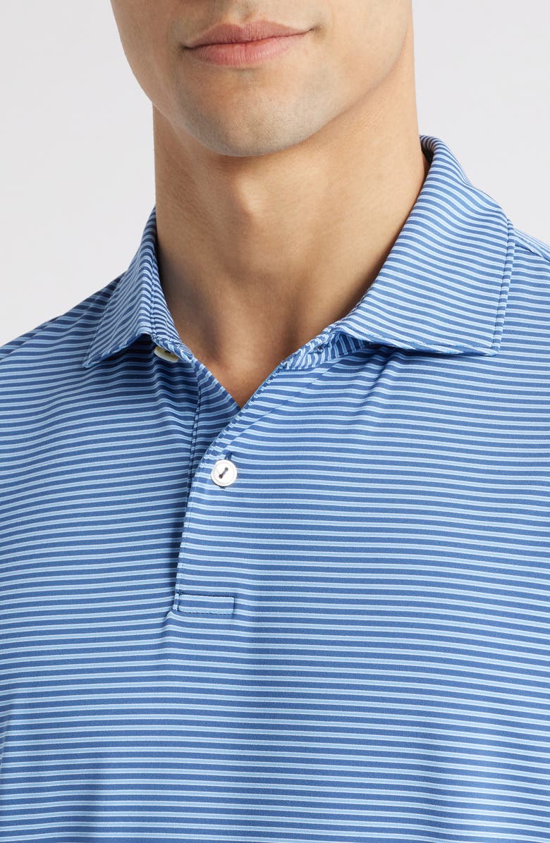 Peter Millar Ambrose Performance Jersey Polo, Alternate, color, Ocean Blue