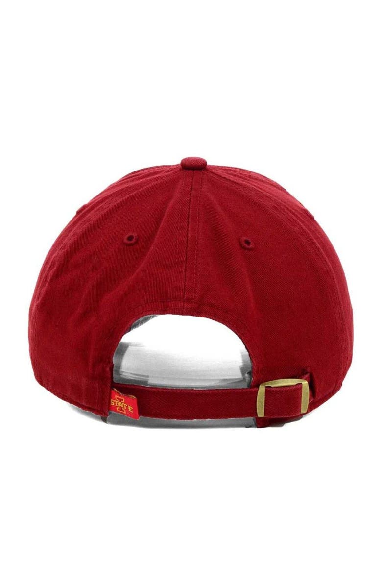 '47 Men's '47 Red Iowa State Cyclones Clean Up Adjustable Hat, Alternate, color,