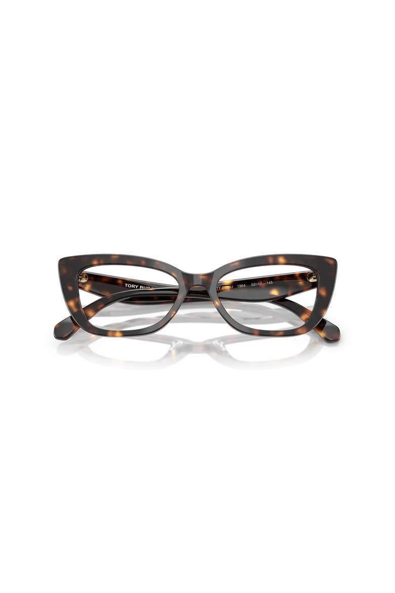 52mm Cat Eye optical glasses, Alternate, color, Tortoise