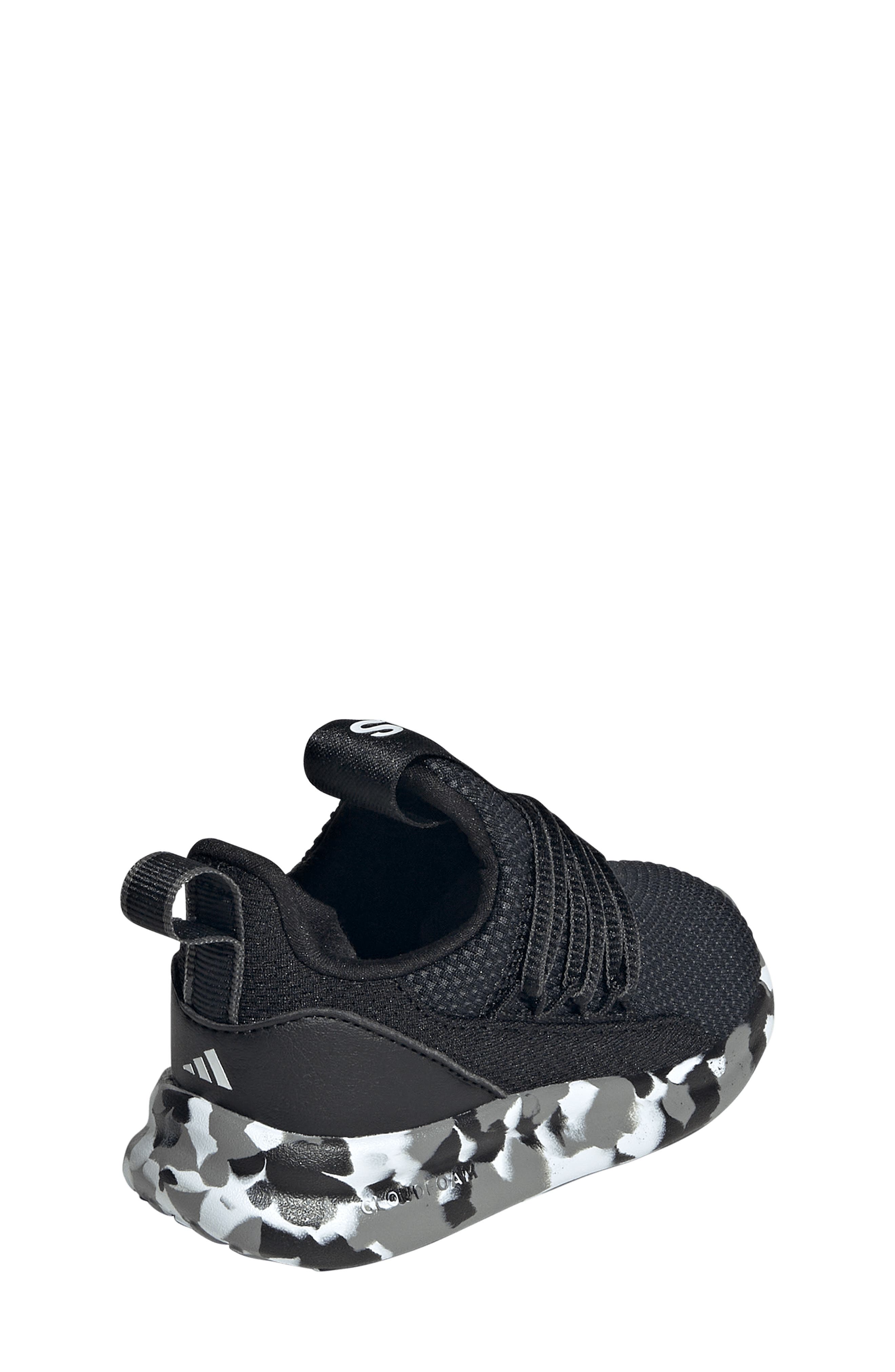 adidas Kids' Lite Racer Adapt 7.0 Sneaker, Alternate, color, Core Black/ Grey Six