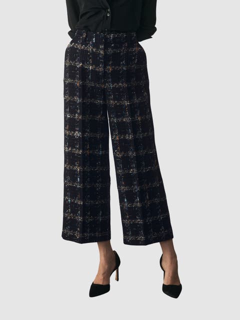 Sculpted High Waist Culotte Trouser