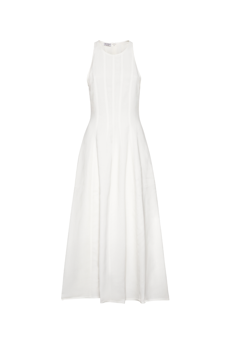 Fluid dress, Main, color, White
