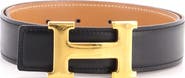 Pre-Owned Hermes Constance Reversible Belt Leather Medium