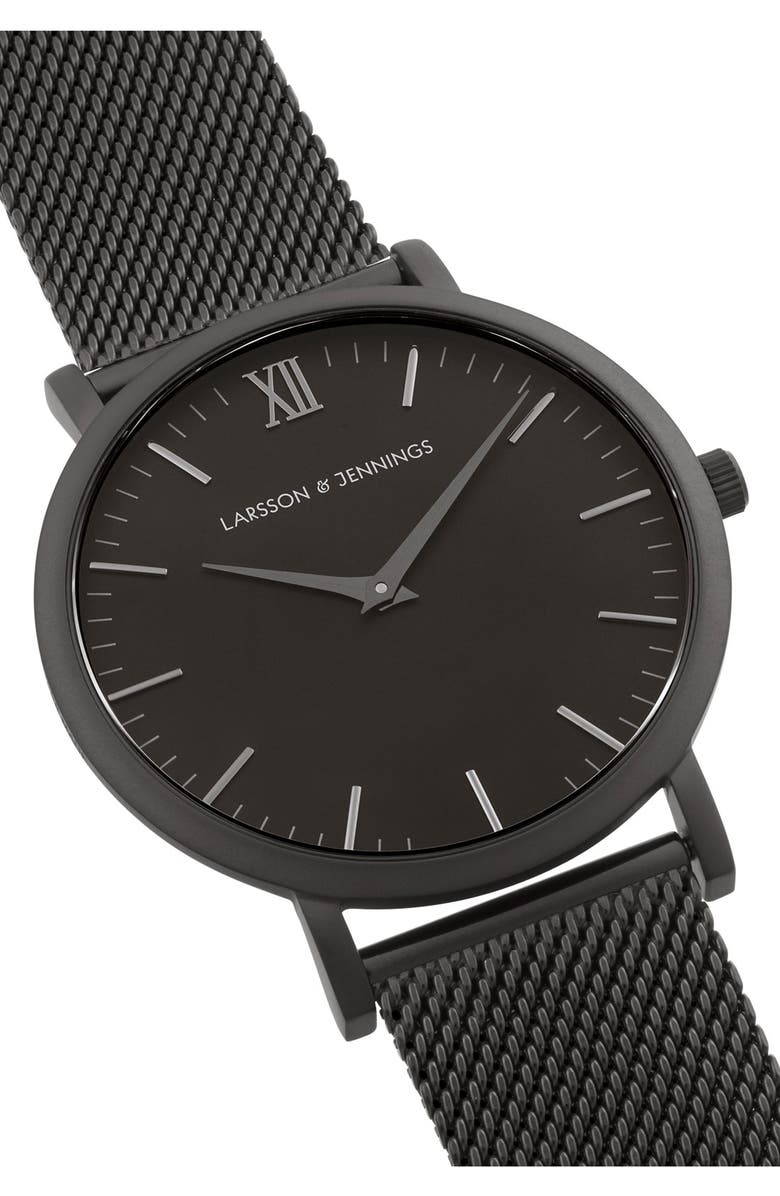 LARSSON & JENNINGS Lugano Mesh Strap Watch, 40mm, Alternate, color,