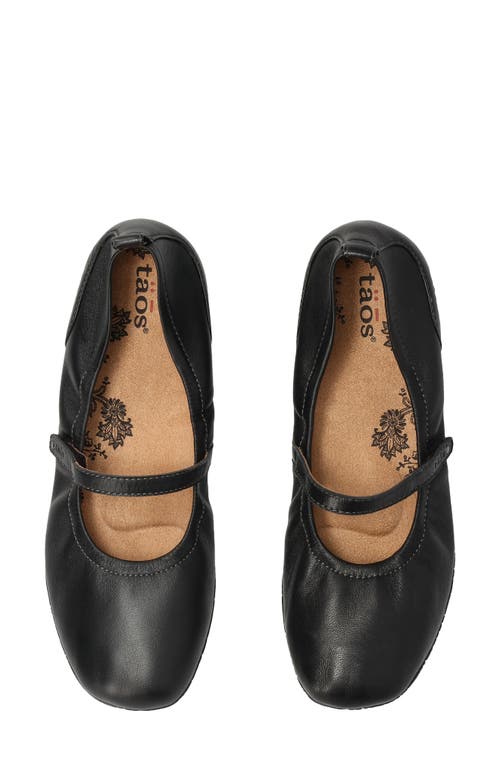 Taos Babble Mary Jane Flat In Black