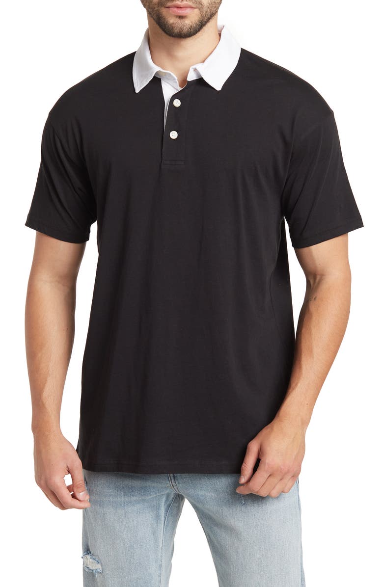 Abound Short Sleeve Rugby Polo, Main, color, 