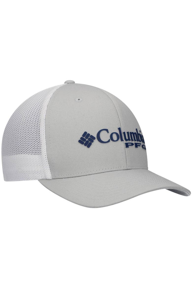 Men's Columbia Gray Auburn Tigers PFG Snapback Hat, Alternate, color, Gray