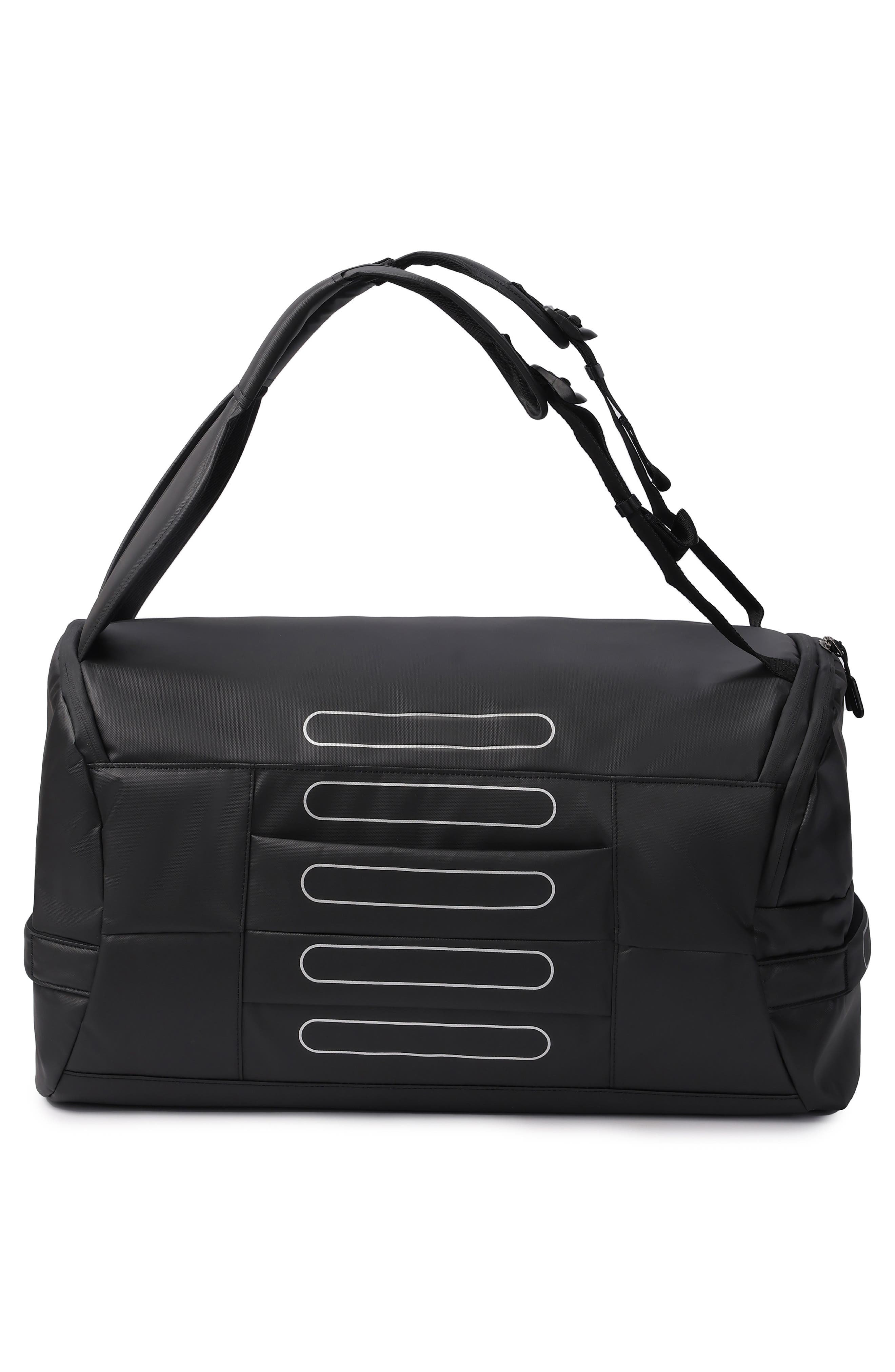 Hedgren Sojourn Recycled Polyester Duffle Backpack, Alternate, color, Coated Black