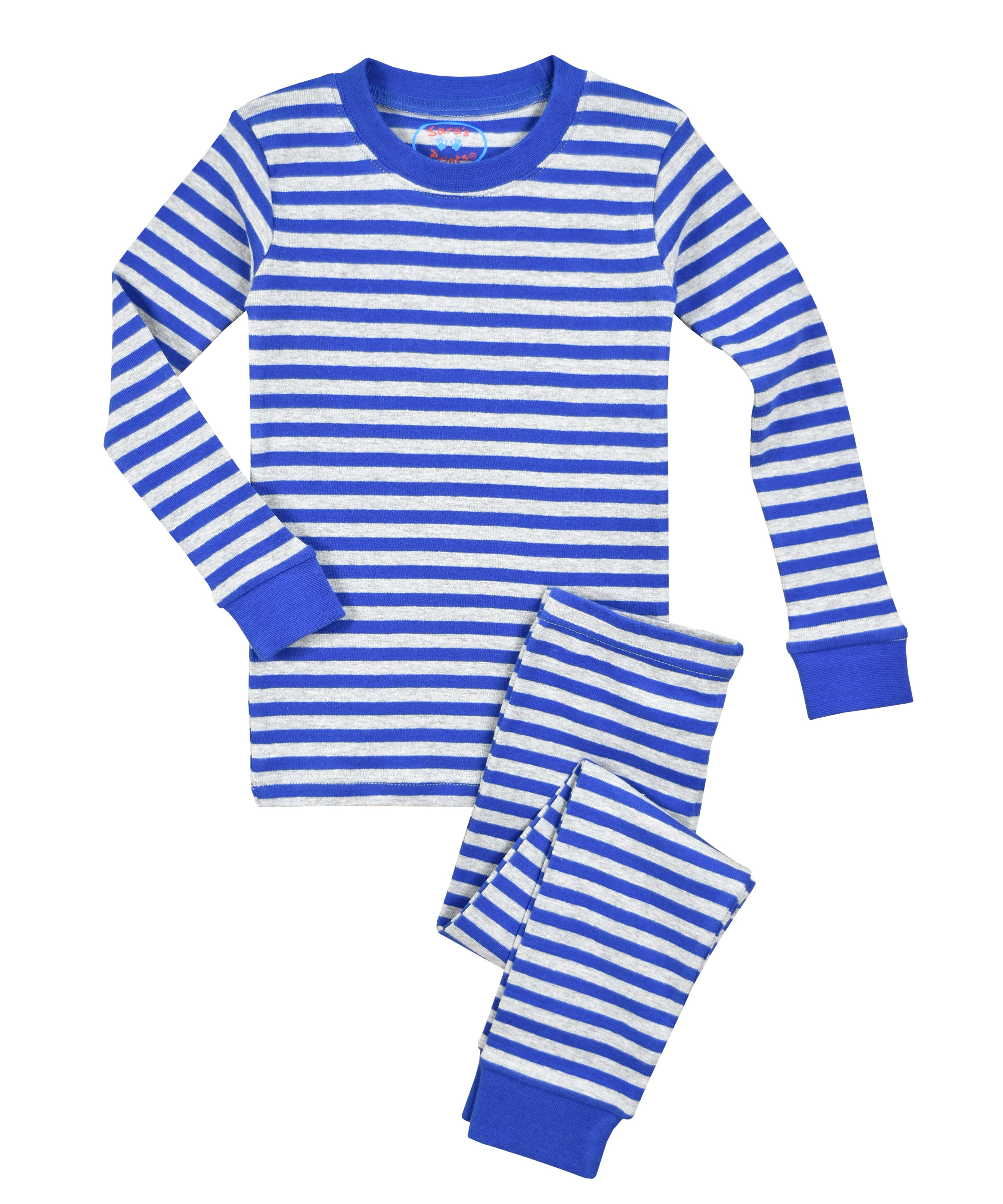 selected Grey Navy Stripe