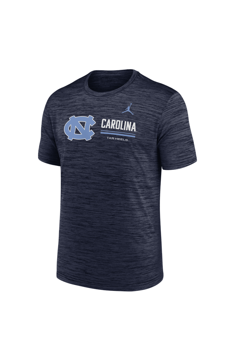 Jordan Brand Men's Jordan Brand Navy North Carolina Tar Heels Sideline Velocity Dri-FIT T-Shirt, Alternate, color, Navy