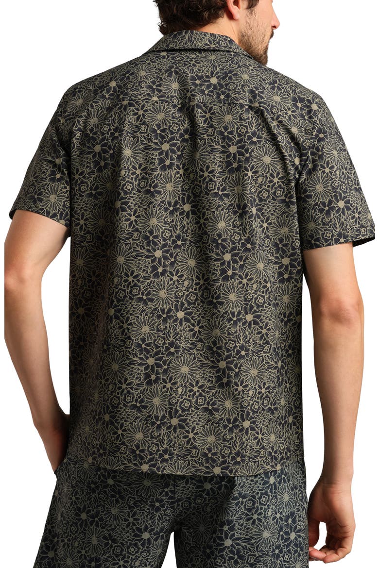 State of Mind Camp Shirt, Alternate, color, TRUE NAVY/GREEN SAGE FLORAL