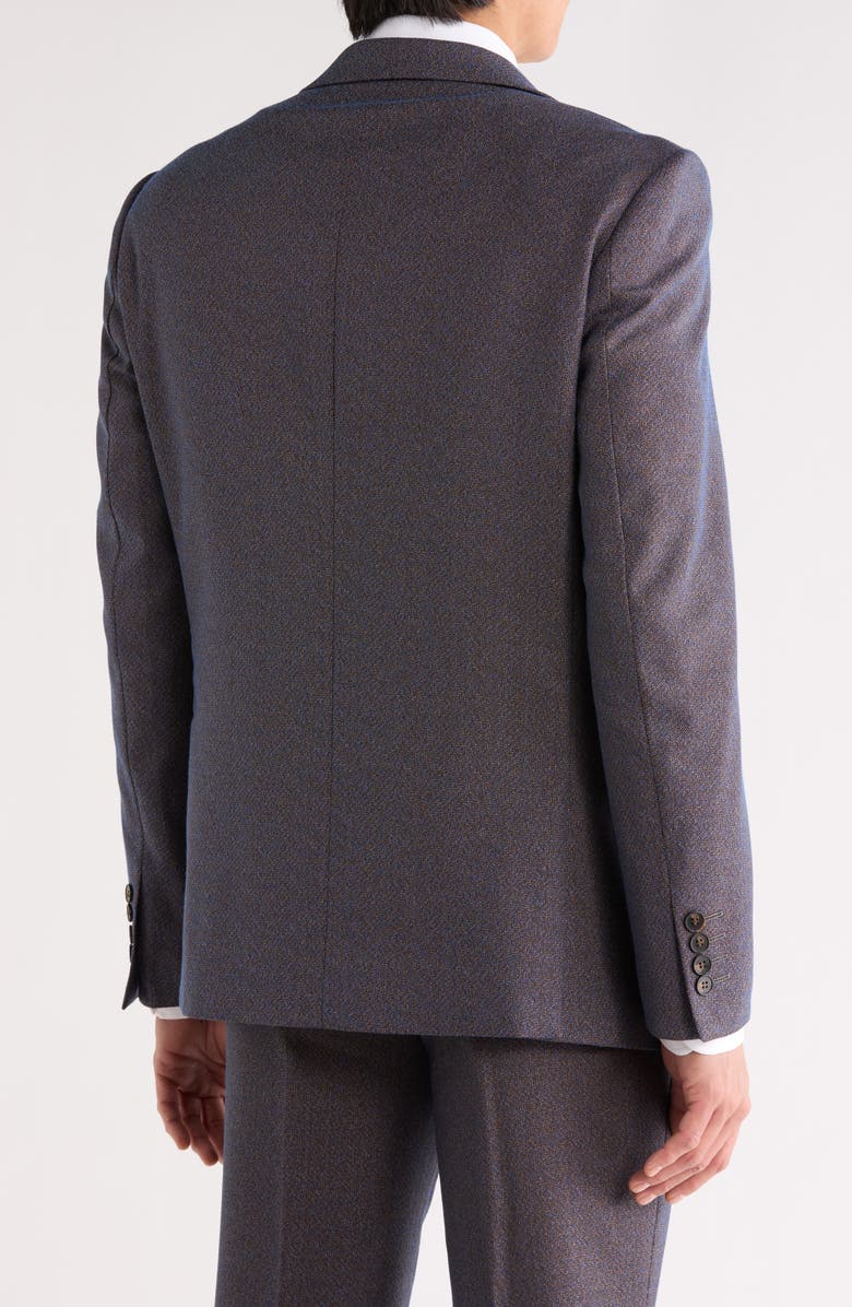 Tahari Slim Fit Sport Coat, Alternate, color, Brown