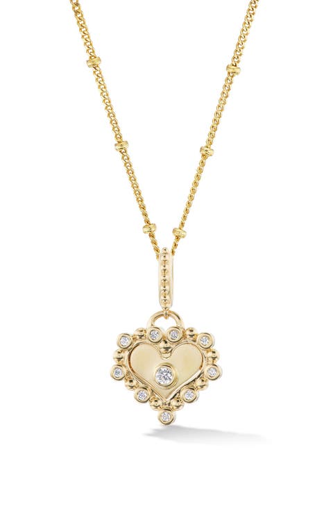 Diamond Heart Pendant Necklace