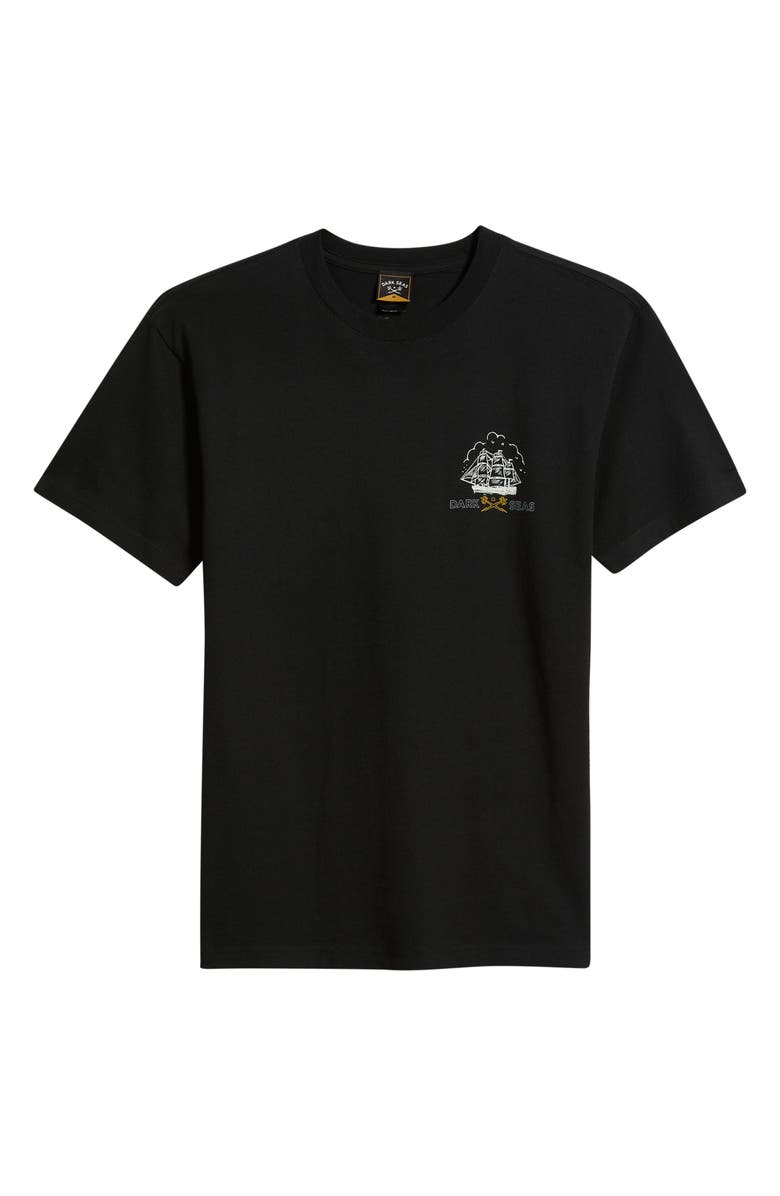 DARK SEAS Armada Graphic T-Shirt, Alternate, color, Heather Black