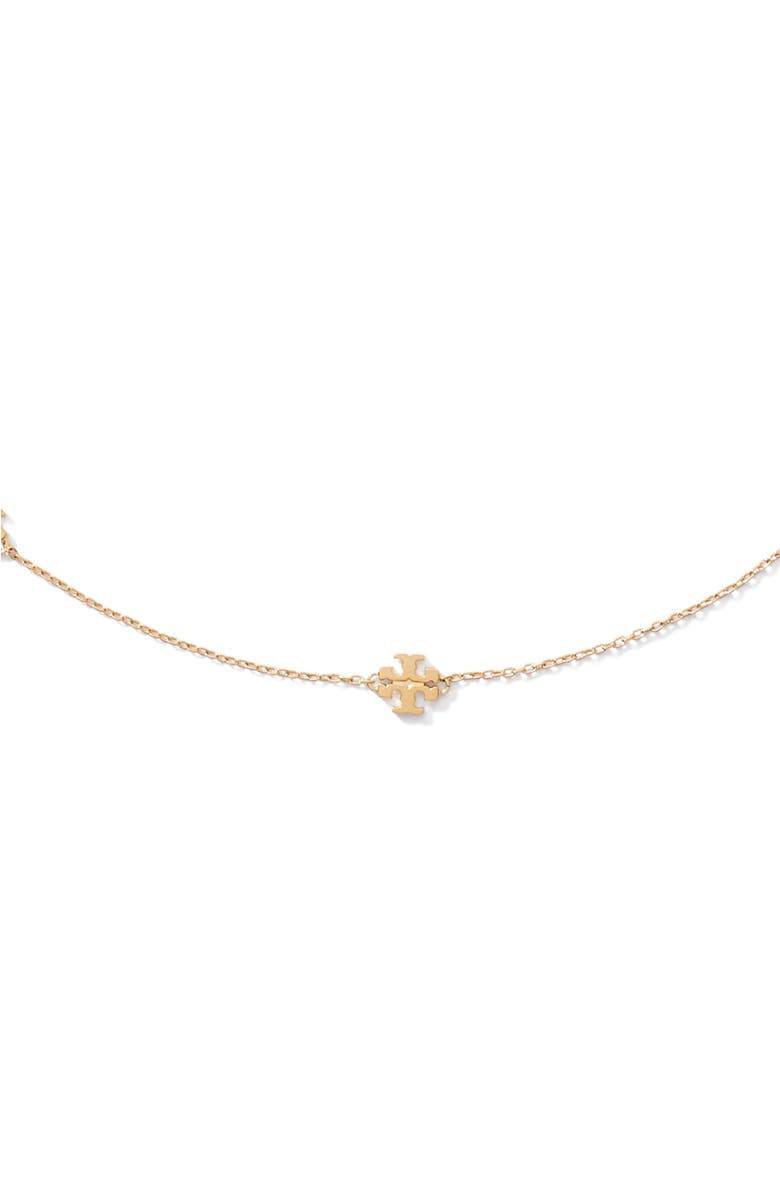 Tory Burch Delicate Icon Necklace, Alternate, color, Tory Gold