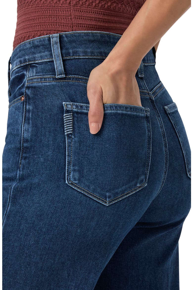 Anessa High Waist Wide Leg Ankle Jeans, Alternate, color, KINDRED