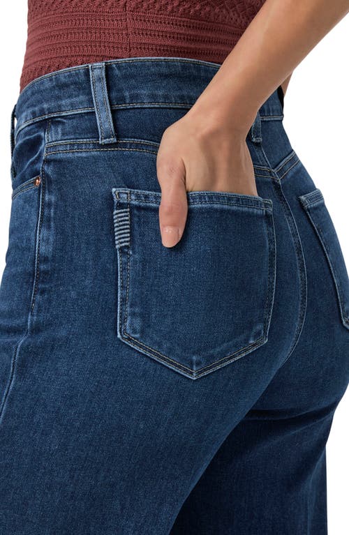 Paige Anessa High Rise Cropped Wide Leg Jeans In Kindered In Kindred