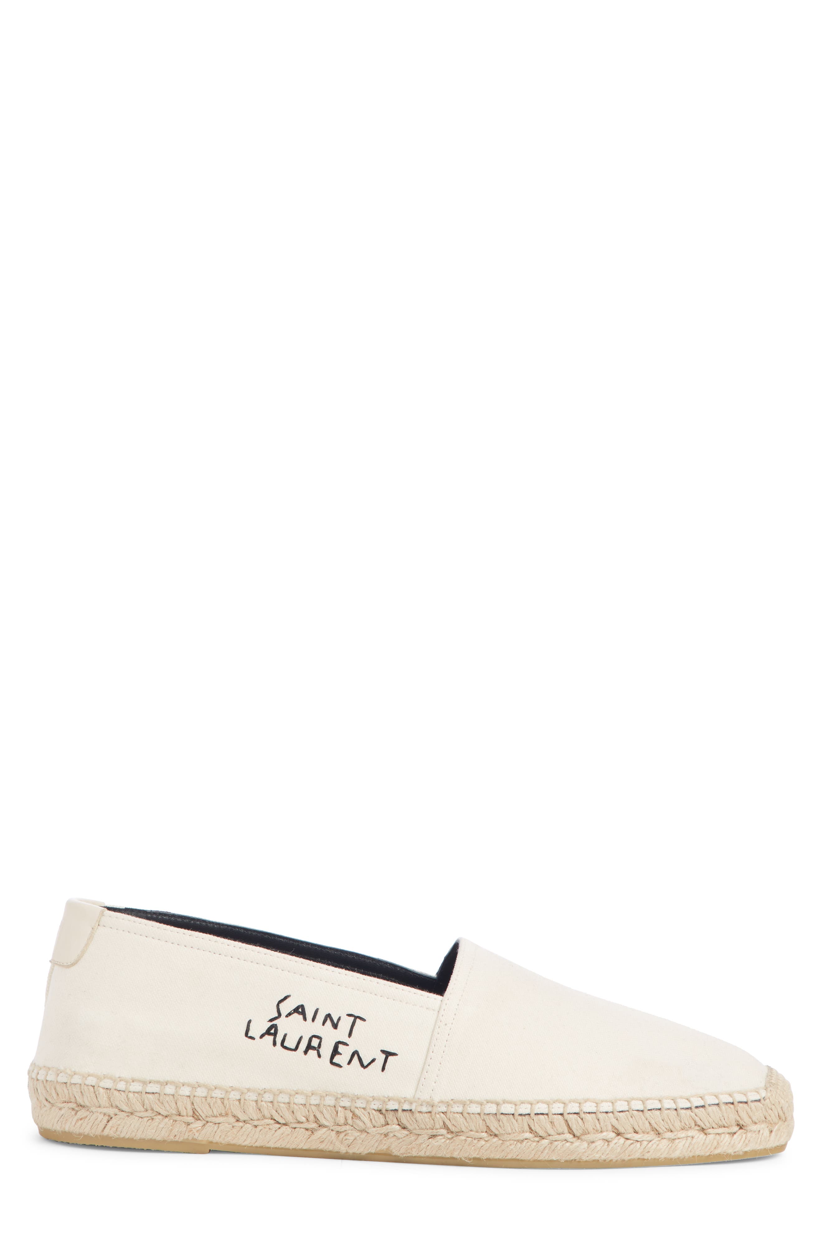 Embroidered Espadrille Slip-On, Alternate, color, CREAM