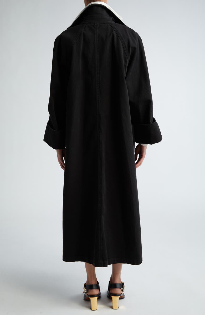 Max Mara Capo Cotton Twill Long Coat, Alternate, color,