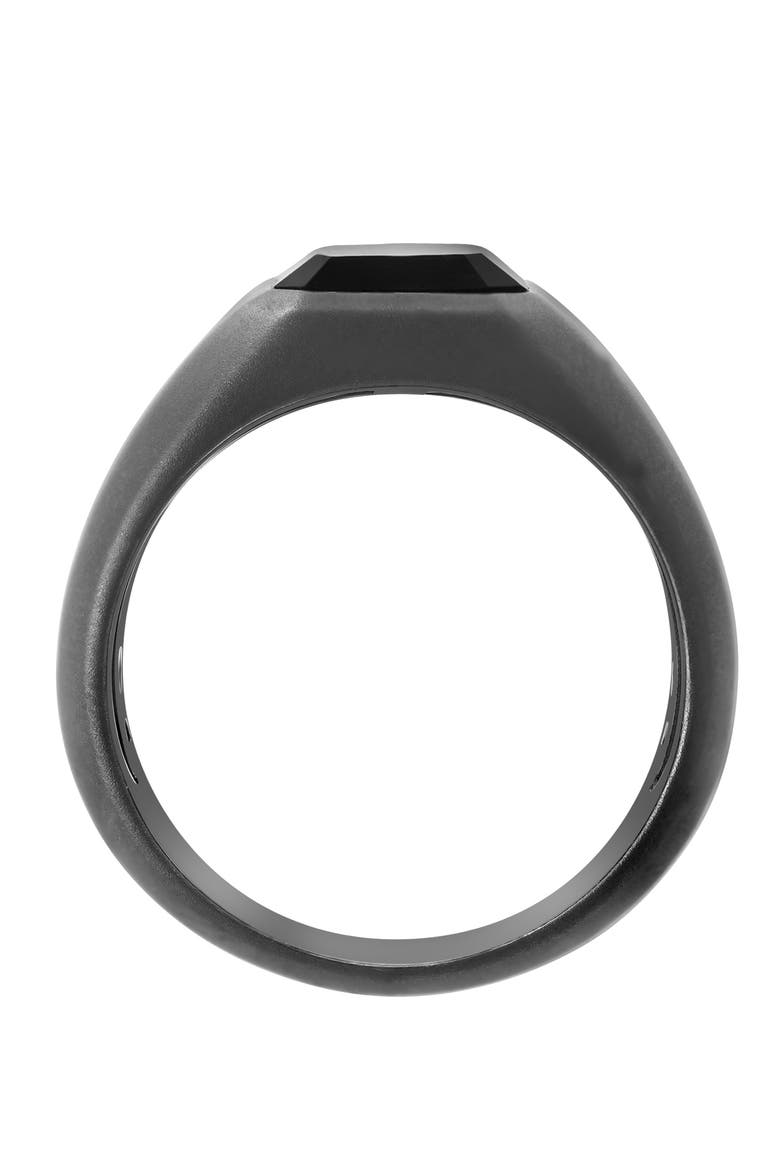 Sterling Silver Black Onyx Signet Ring, Alternate, color, Sterling Silver