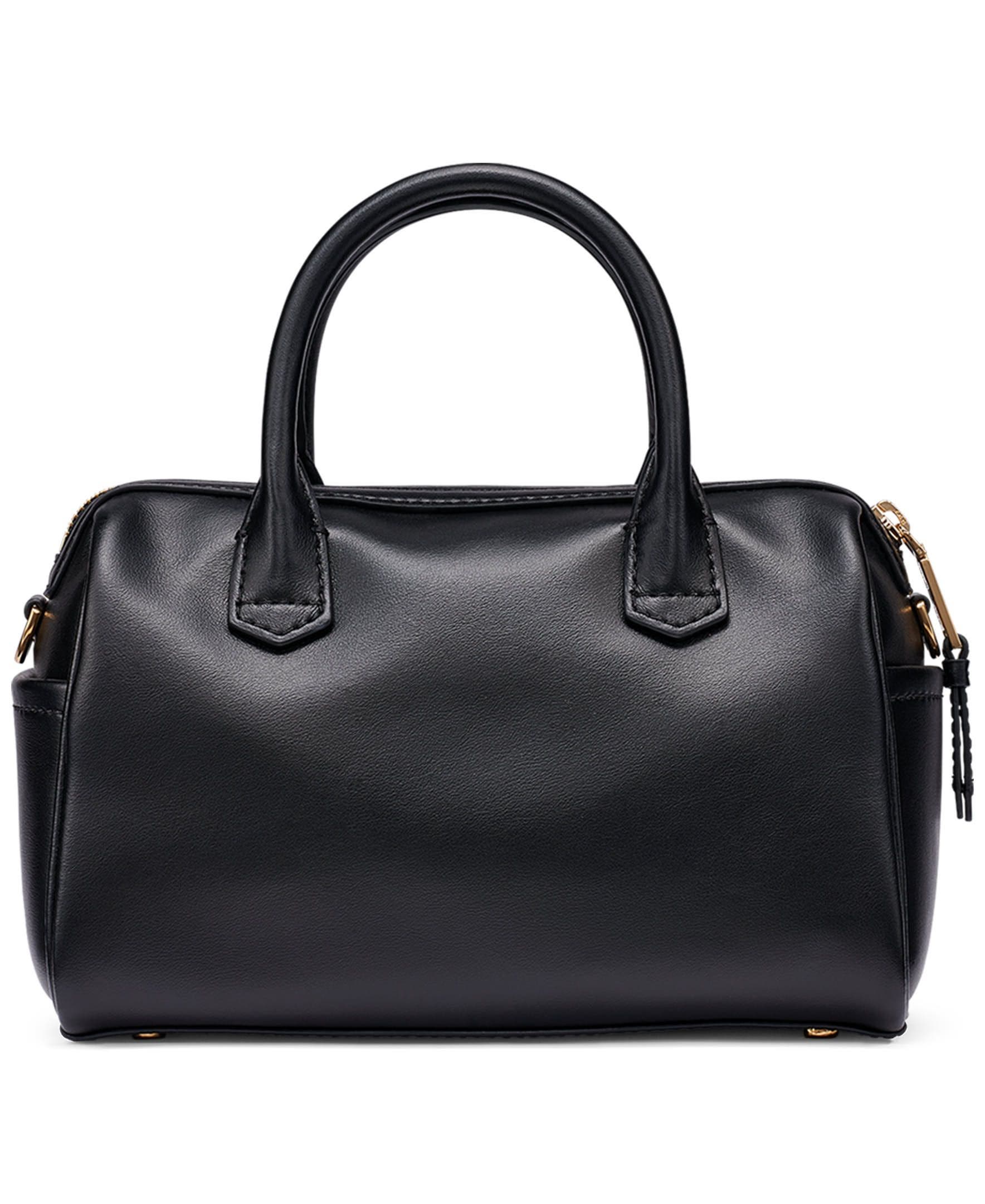 Perette Barrel Crossbody Bag, Alternate, color, Black/Gold