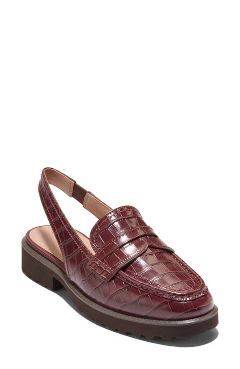 Gwendolyn Slingback Penny Loafer (Women)