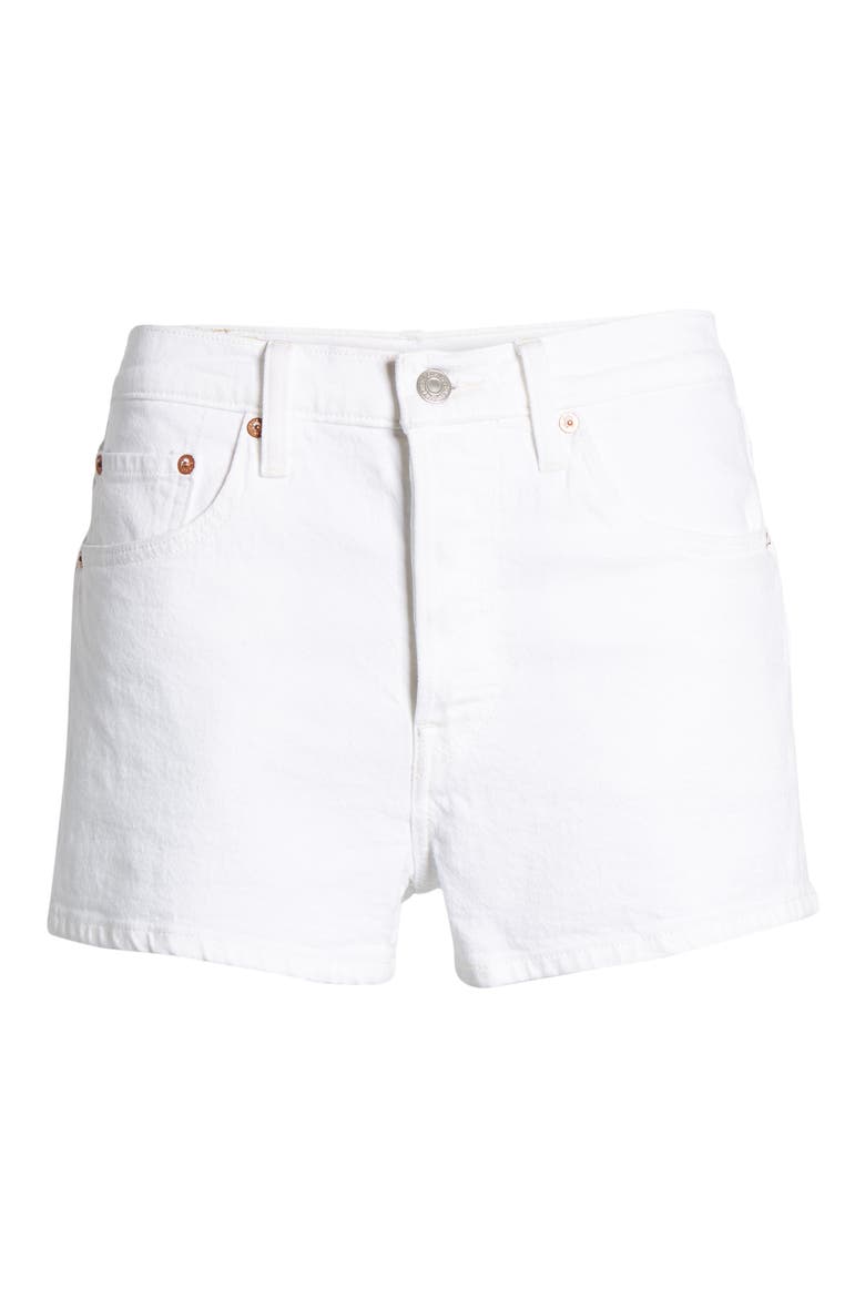 Levi's® 501® High Waist Shorts, Alternate, color, IN THE CLOUDS