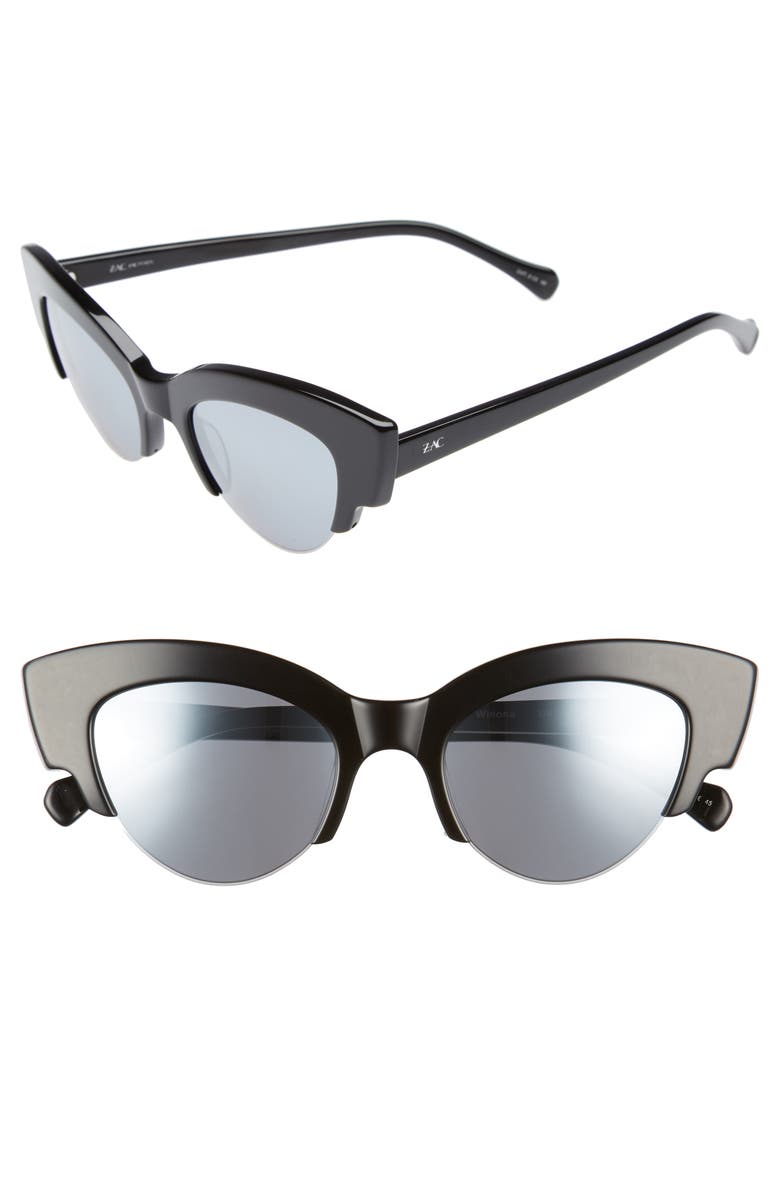ZAC Zac Posen Winona Cat Eye Sunglasses, Main, color, 