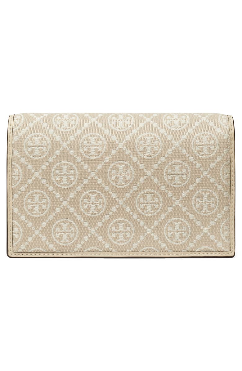 Tory Burch T Monogram Wallet on a Chain, Alternate, color, 