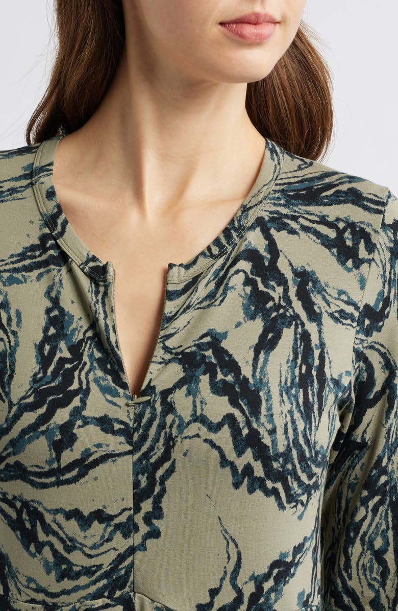 Masai Copenhagen Namoli Print Long Sleeve Dress, Alternate, color, 