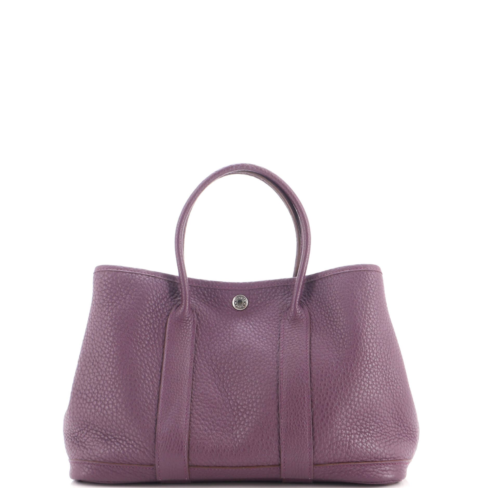 Garden Party Tote Leather 30, Main, color, Red