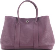 Pre-Owned Hermes Garden Party Tote Leather 30