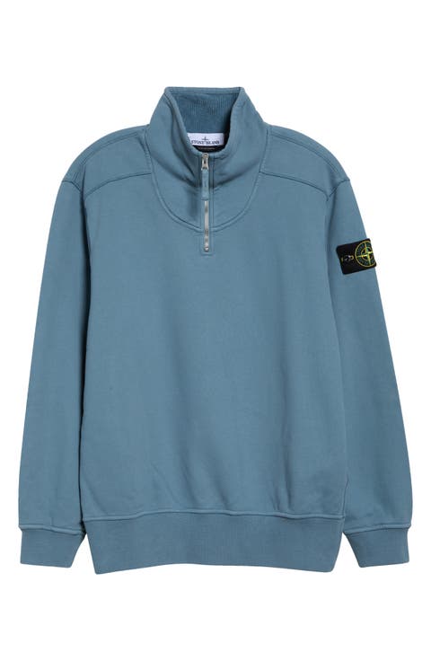Cotton Quarter Zip Pullover