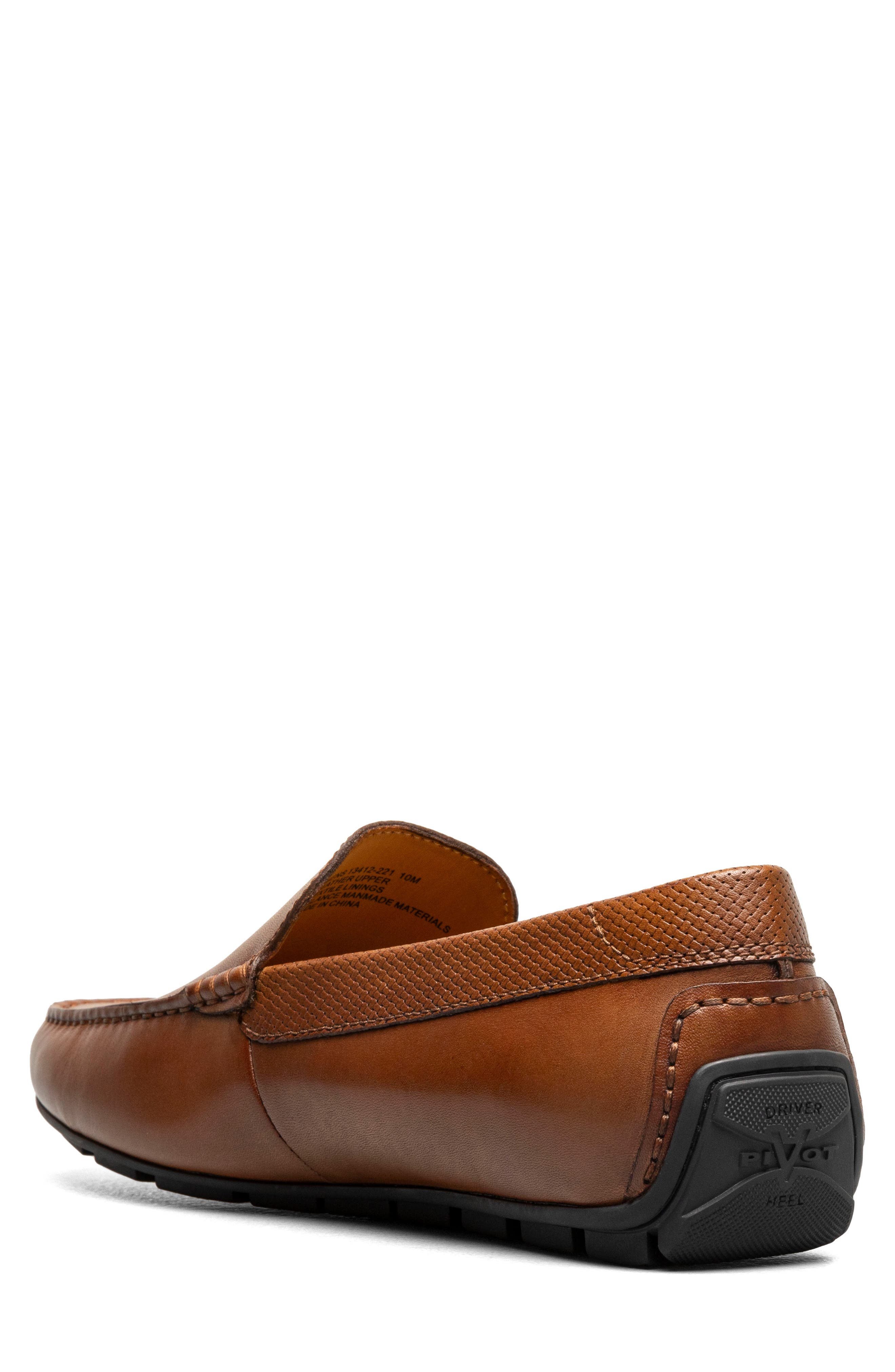 Motor Moc Toe Venetian Driving Loafer, Alternate, color, COGNAC