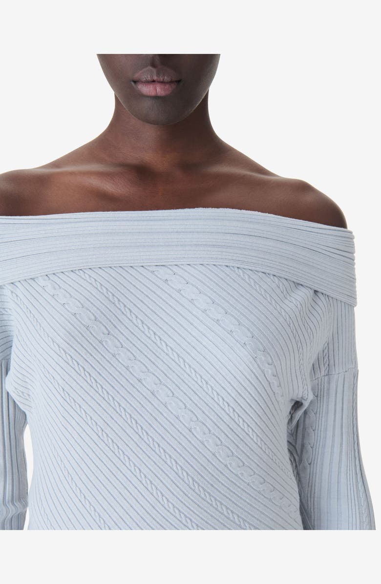 IRO Eboni Sweater, Alternate, color, Pearl Blue